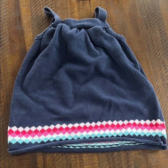 Great🎉 Condition GYMBOREE Striped and Navy Sweater Dresses Girls 2T - Picture 6 of 7